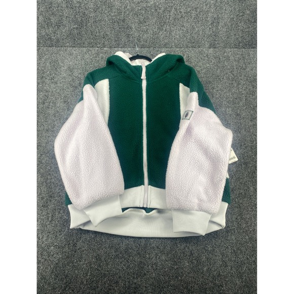 Free People Jackets & Blazers - Free People FP Movement Hit The Slopes Fleece Hoodie Women S Evergreen Green NEW